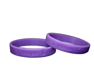 Adult Alzheimer's Awareness Silicone Bracelet Wristbands