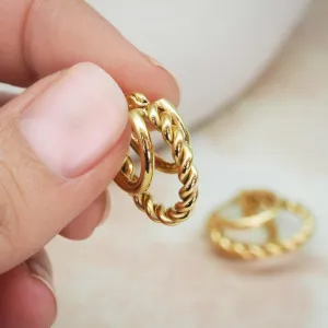 Aella Gold Hoop Earrings