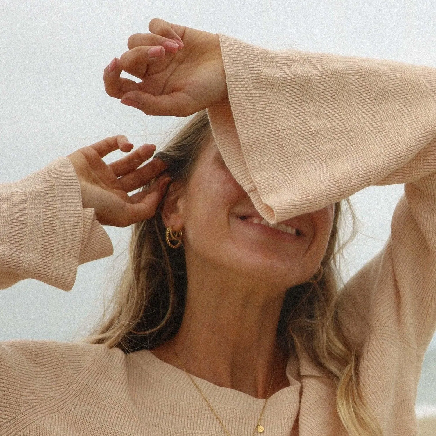 Aella Gold Hoop Earrings