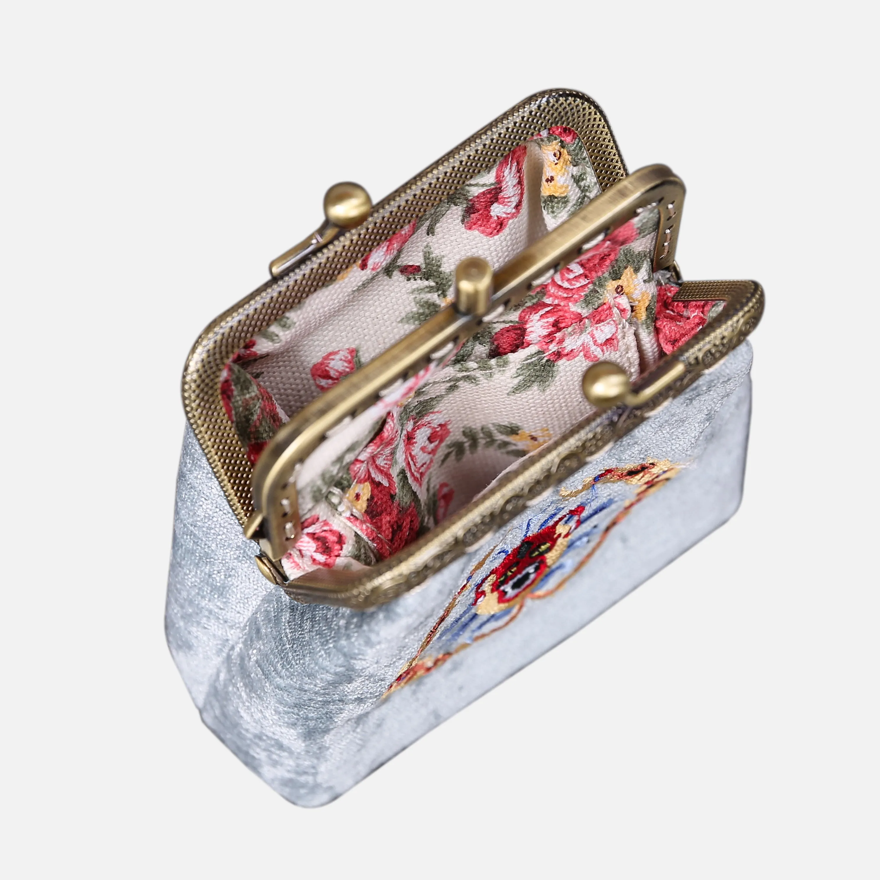 AHS the Devils Mouth Double Kiss Clasp Coin Purse