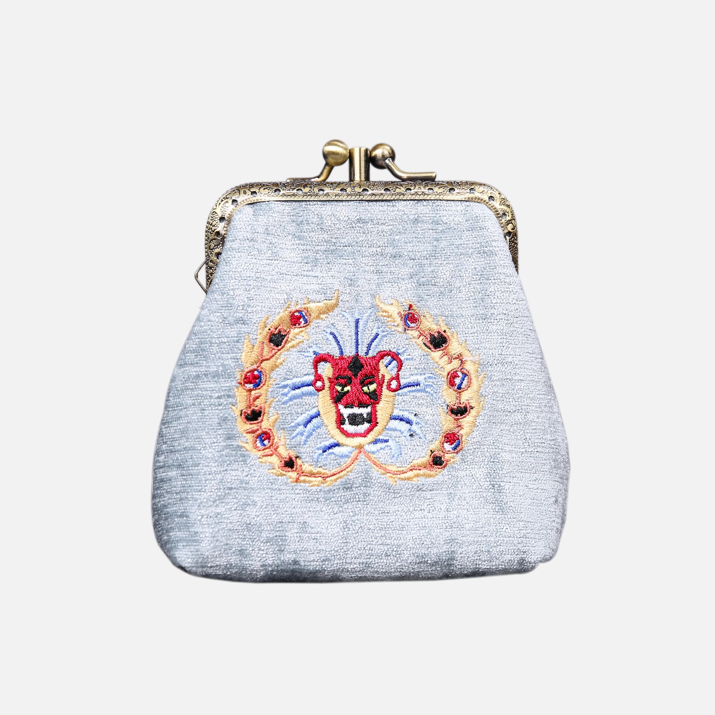 AHS the Devils Mouth Double Kiss Clasp Coin Purse
