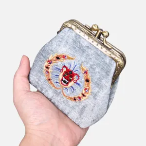 AHS the Devils Mouth Double Kiss Clasp Coin Purse