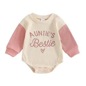 Auntie's Bestie Waffle Baby Bodysuit
