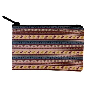 Autumn Moose Adirondack Pattern Coin Purse
