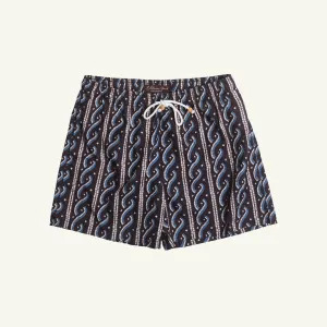 Babylon Swim Shorts - Vertical Blue