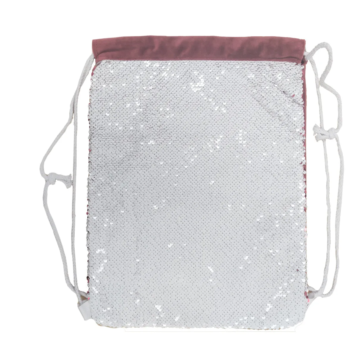 Bags - Sequin DRAWSTRING Bag - 38.5cm x 30cm - CHAMPAGNE GOLD