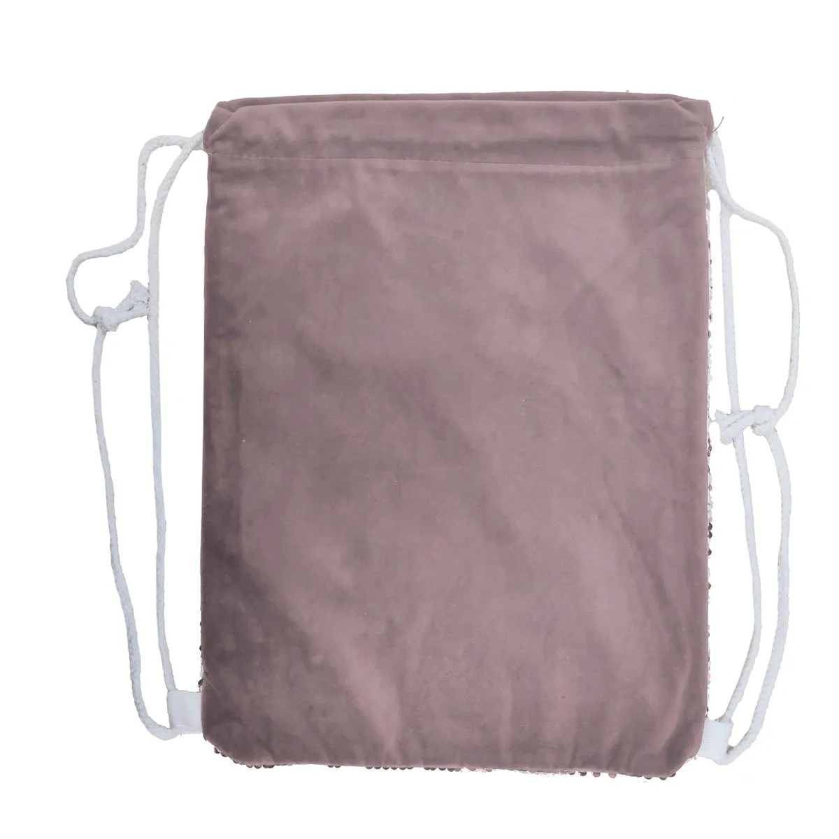 Bags - Sequin DRAWSTRING Bag - 38.5cm x 30cm - CHAMPAGNE GOLD