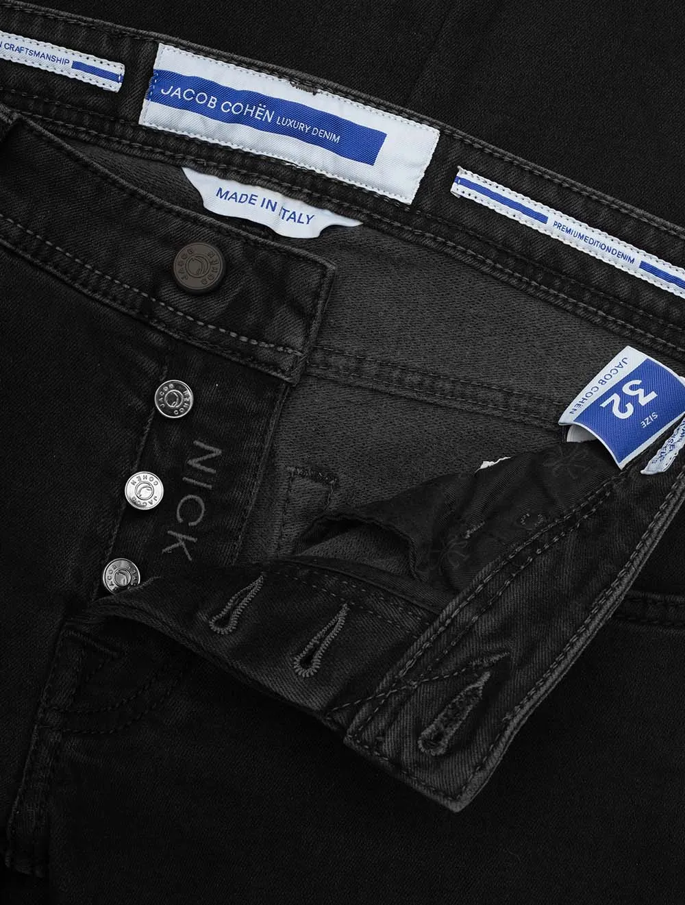 Black Badge Nick Slim Jean Black