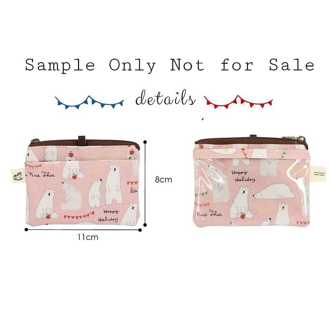 Black Europe Stencil Card & Coin Purse