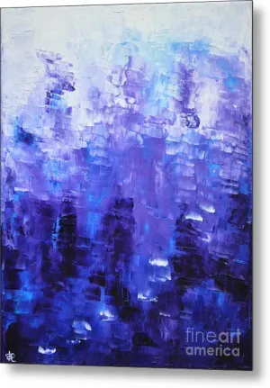 BLUE CODE - Metal Print #1022