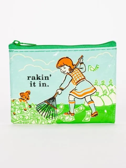 Blue Q Rakin' it in Coin Purse