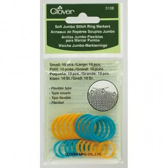 Clover Stitch Markers Various Styles