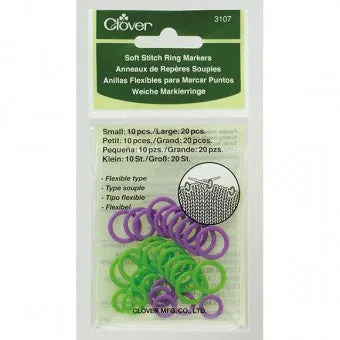 Clover Stitch Markers Various Styles