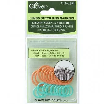 Clover Stitch Markers Various Styles