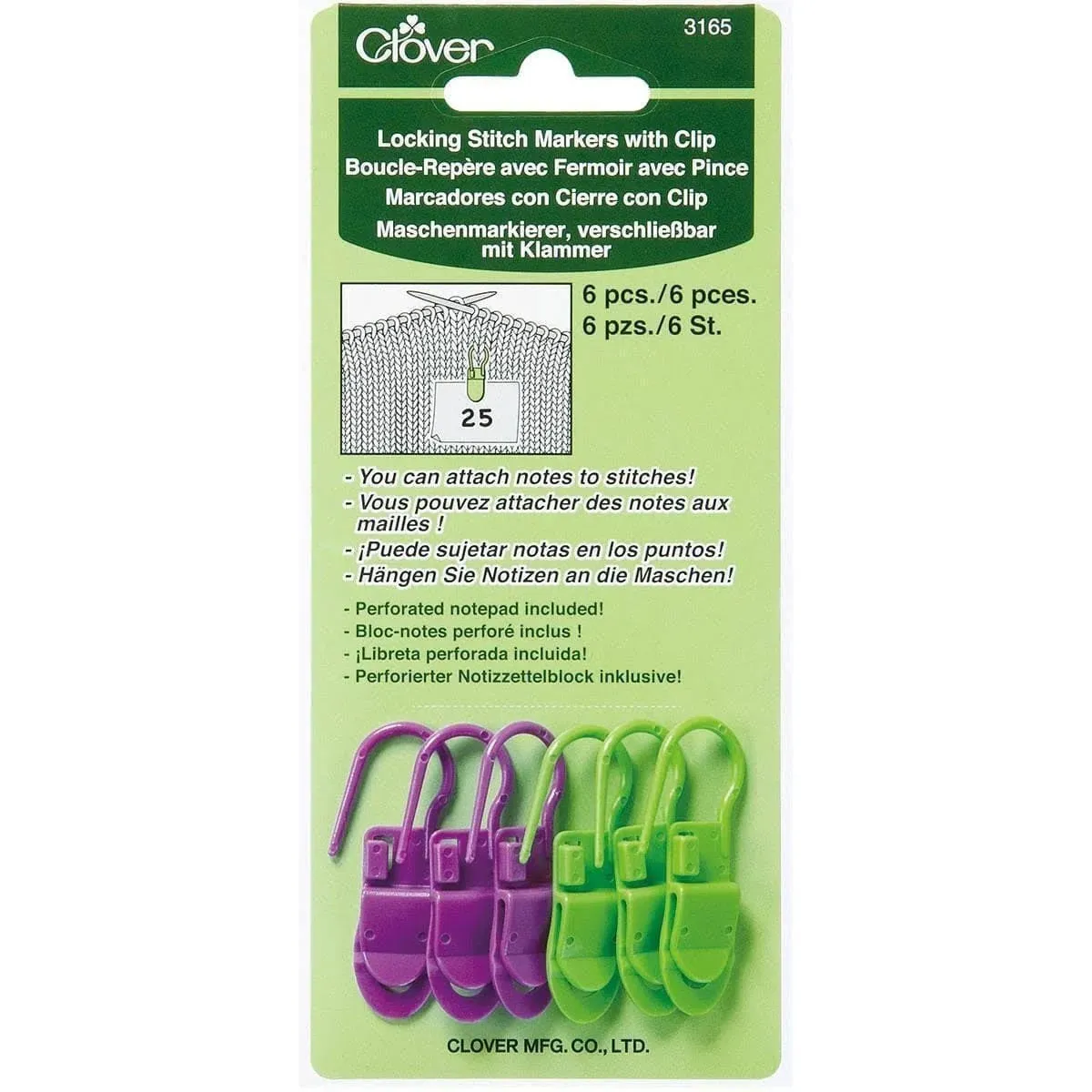 Clover Stitch Markers Various Styles