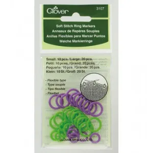 Clover Stitch Markers Various Styles