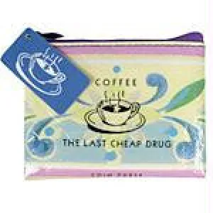 CoffeeMoneyCoinPurse4"x3" BLQ