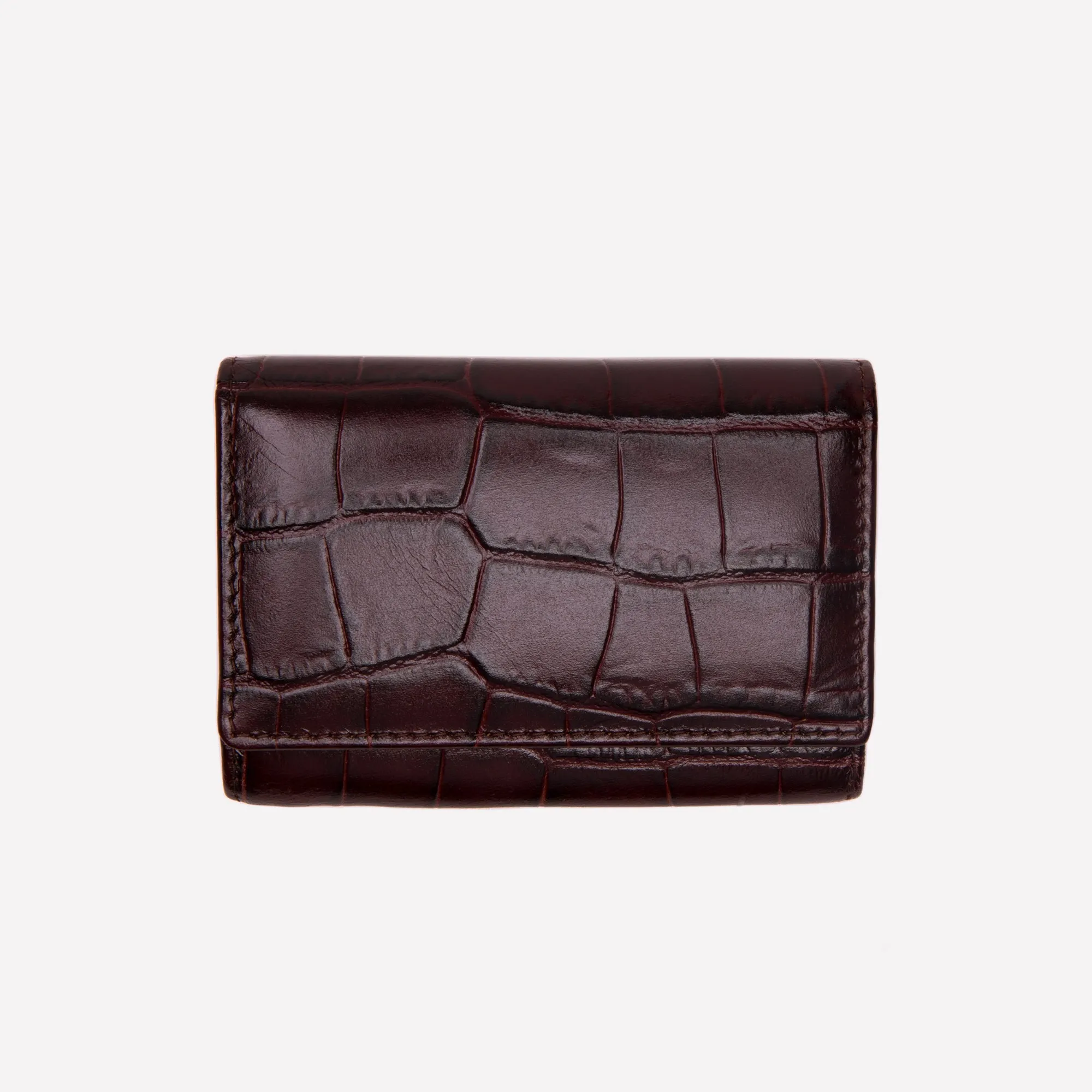 Croco Coin Purse with Card Pocket