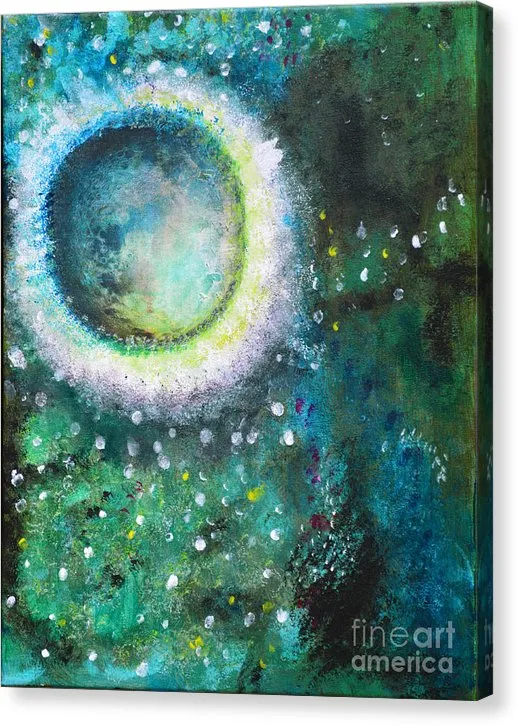 CRYSTAL MOON - Canvas Print #1033