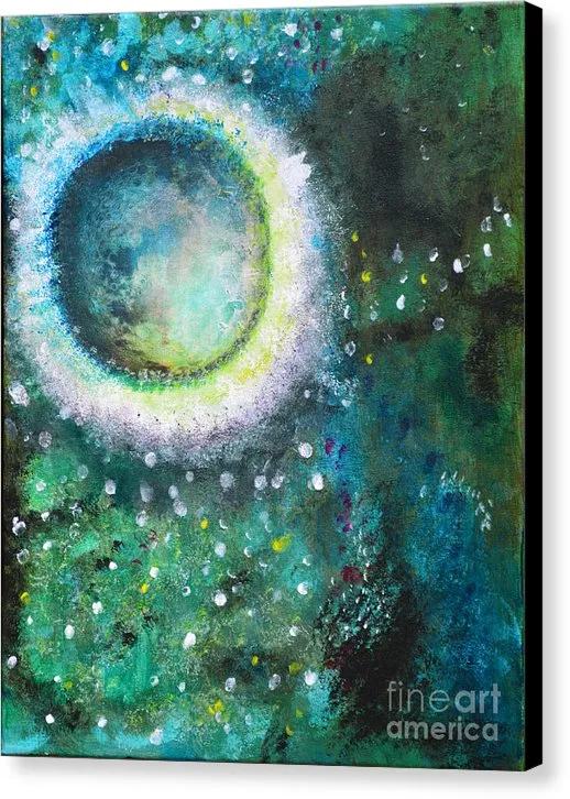 CRYSTAL MOON - Canvas Print #1033