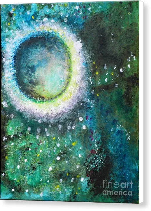 CRYSTAL MOON - Canvas Print #1033
