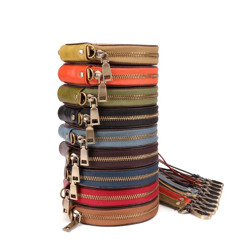 Cute Round Leather Changes Wallets K058