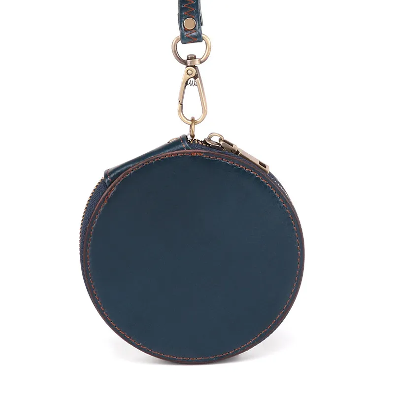 Cute Round Leather Changes Wallets K058