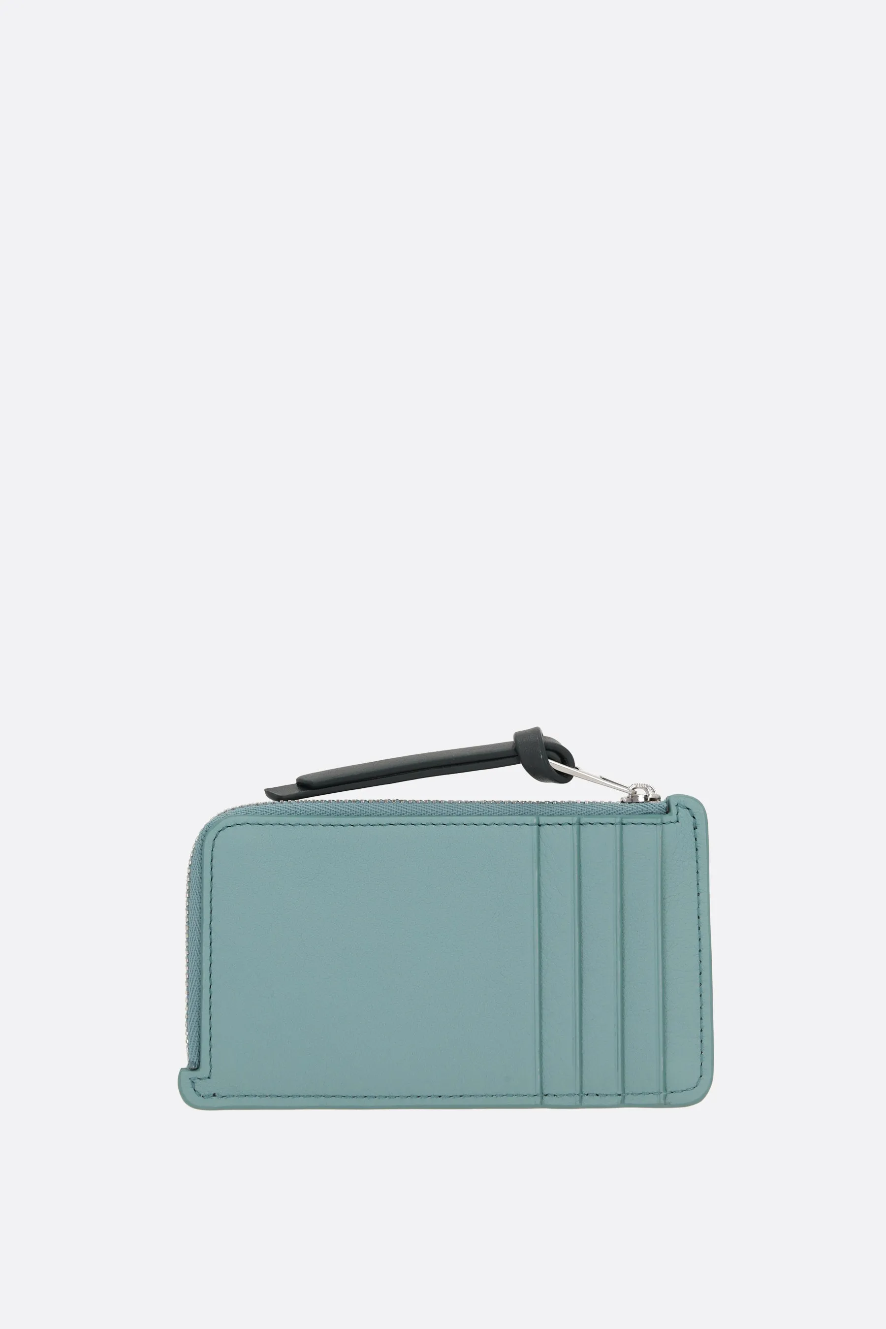 Deep Sea nappa zipped card case