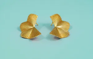 DESINGER GOLDEN EARRINGS (Set of 2)