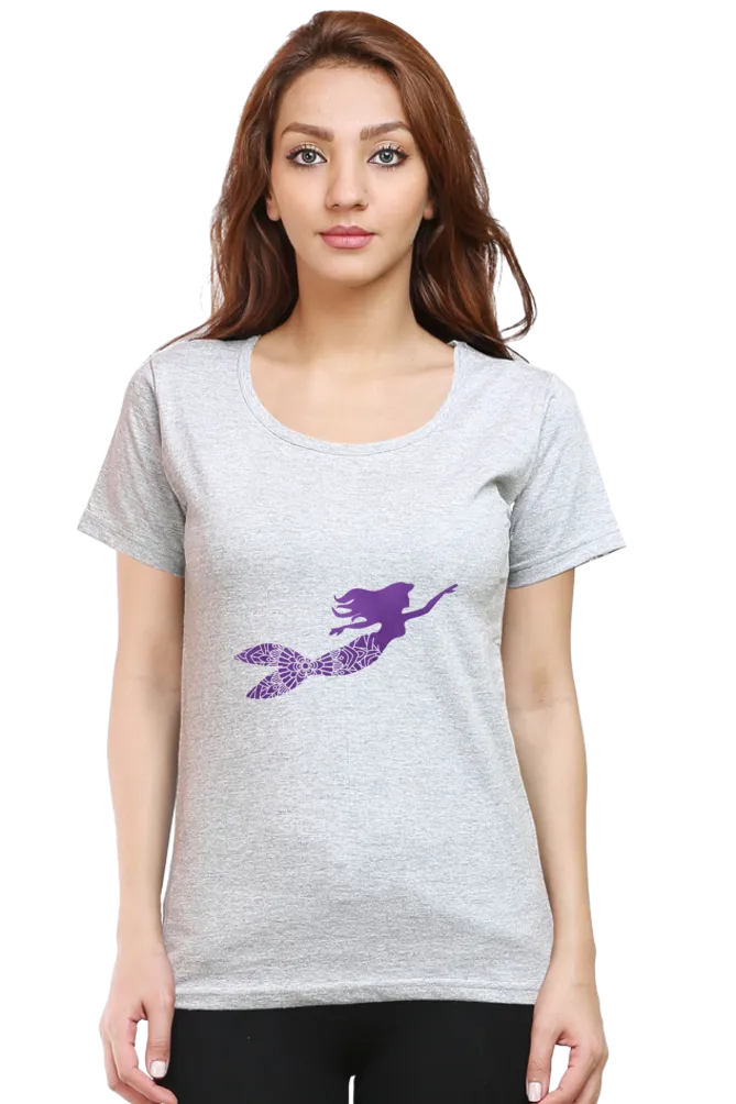 Elegant Mermaid Mandala Women's T-Shirt