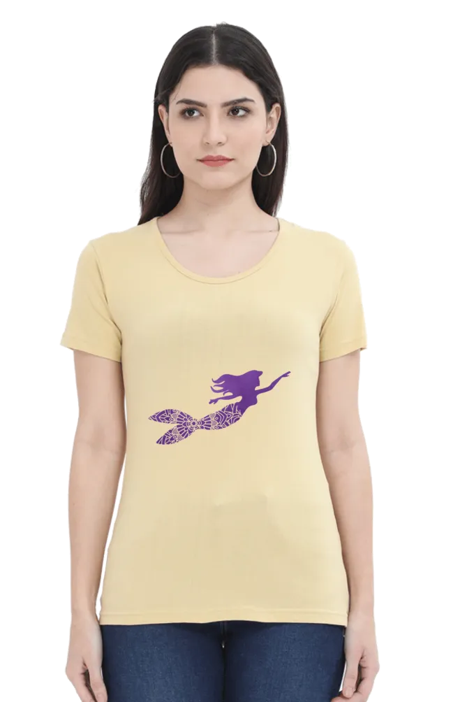 Elegant Mermaid Mandala Women's T-Shirt
