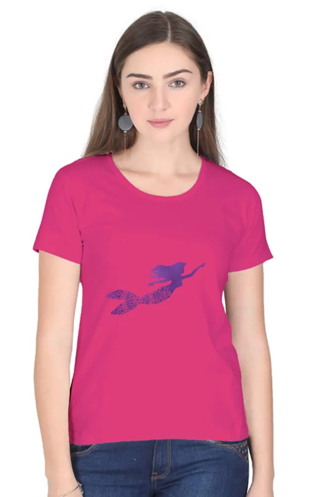 Elegant Mermaid Mandala Women's T-Shirt