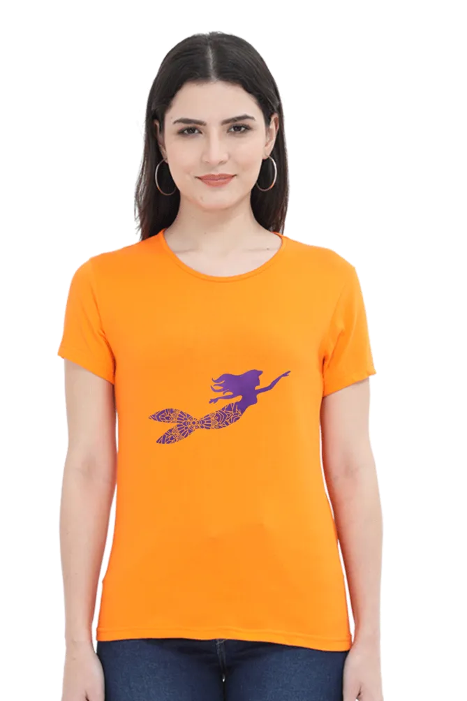 Elegant Mermaid Mandala Women's T-Shirt