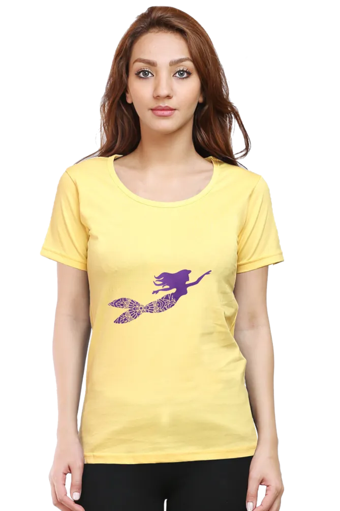 Elegant Mermaid Mandala Women's T-Shirt