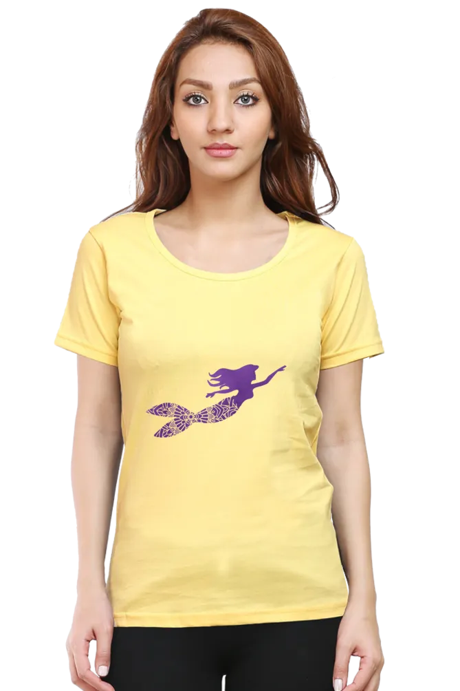 Elegant Mermaid Mandala Women's T-Shirt