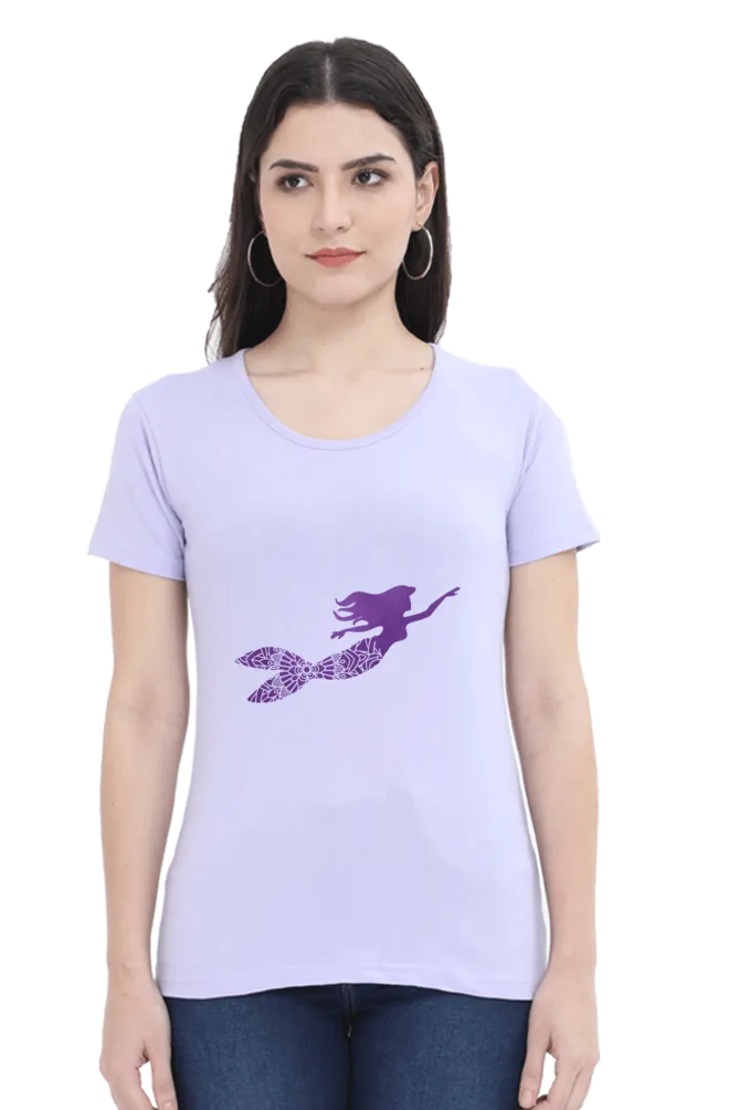Elegant Mermaid Mandala Women's T-Shirt
