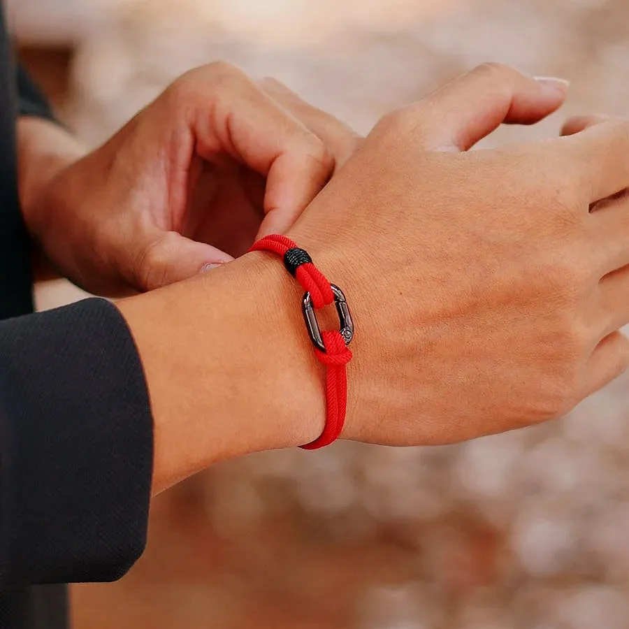 Fashion Mens Bracelet 3mm Thin String Charm Braslet Snap Hook Stylish Knot Braclet Homme Leisure Accessories For Him Pulseria