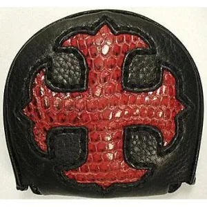 Genuine Leather Red Coin Wallet