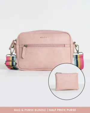 Gigi Crossbody & Purse Bundle - Blush