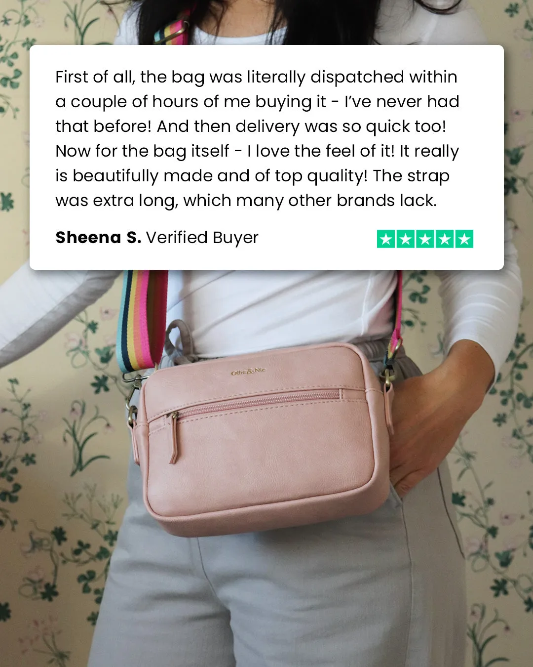 Gigi Crossbody & Purse Bundle - Blush