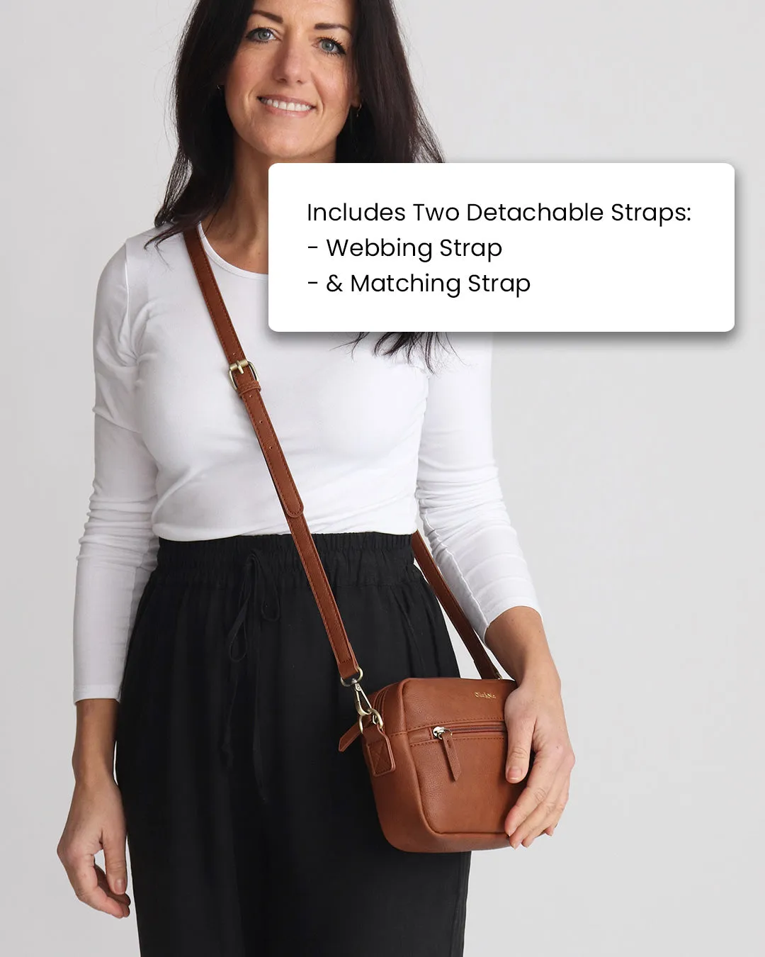 Gigi Crossbody & Purse Bundle - Tan