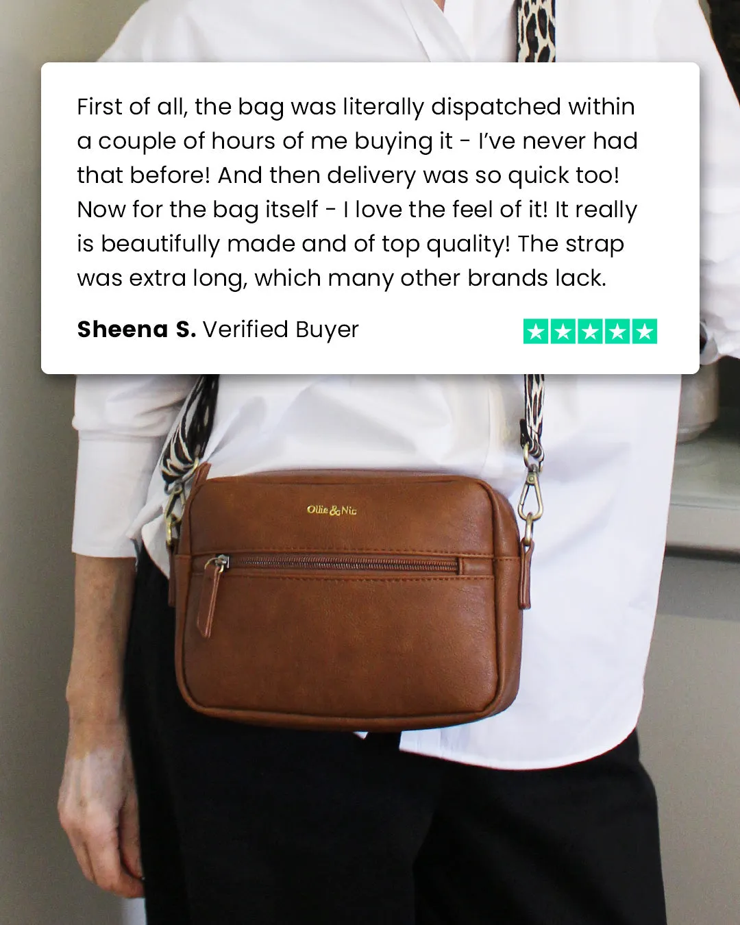 Gigi Crossbody & Purse Bundle - Tan