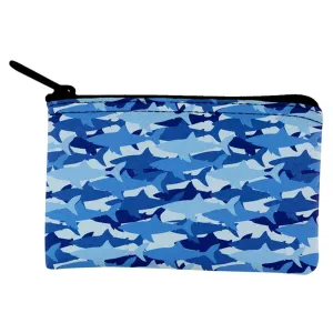 Great White Shark Camo Coin Purse