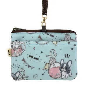 Green Boba Frenchie Card & Coin Purse