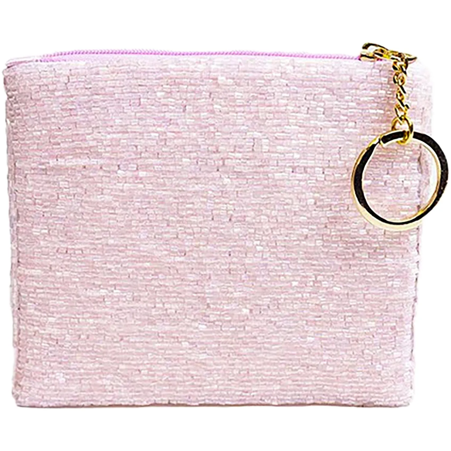 Jen & Co Ricki Beaded Coin Pouch Brunch Money Synthetic