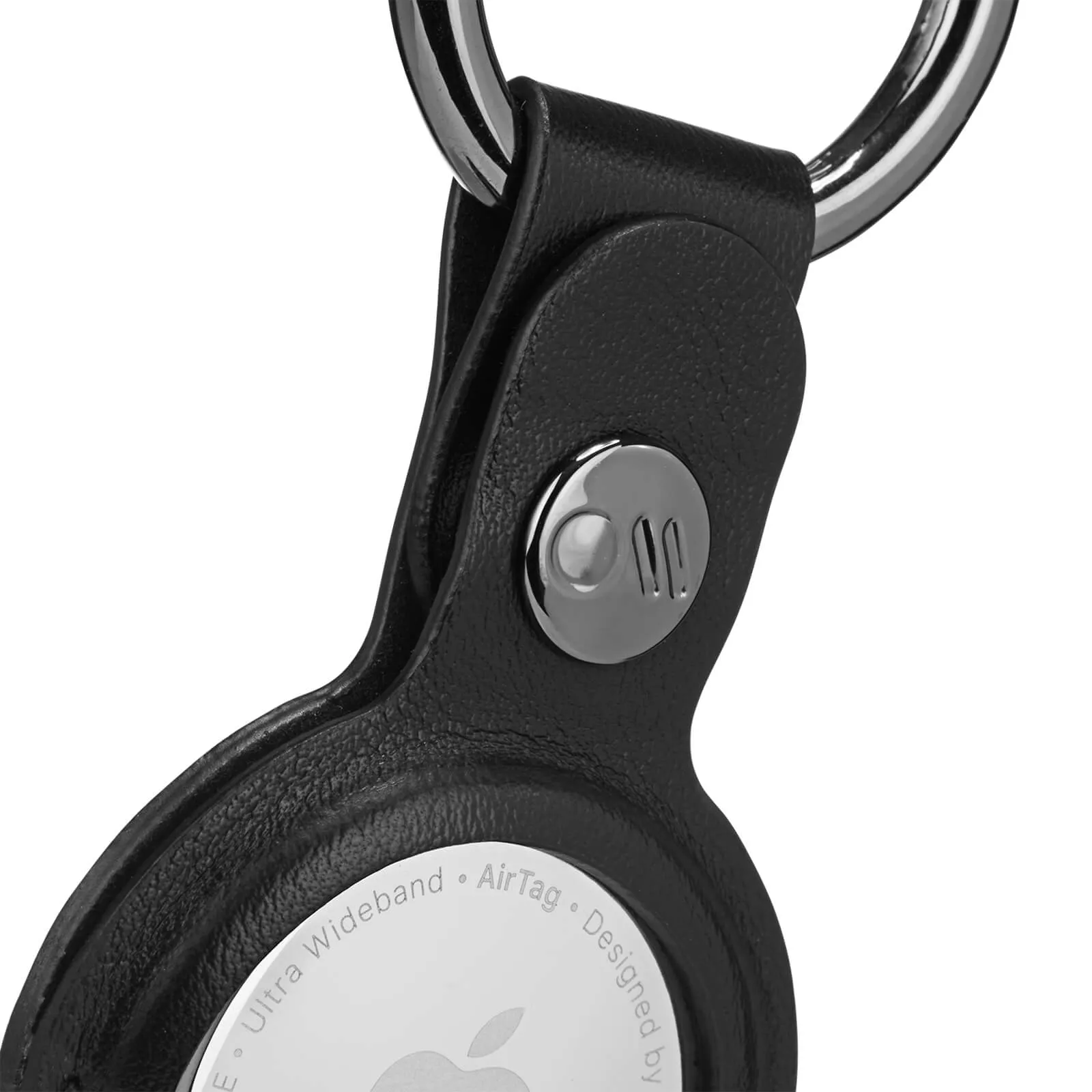 Keychain AirTag Case (Black) - AirTag Case