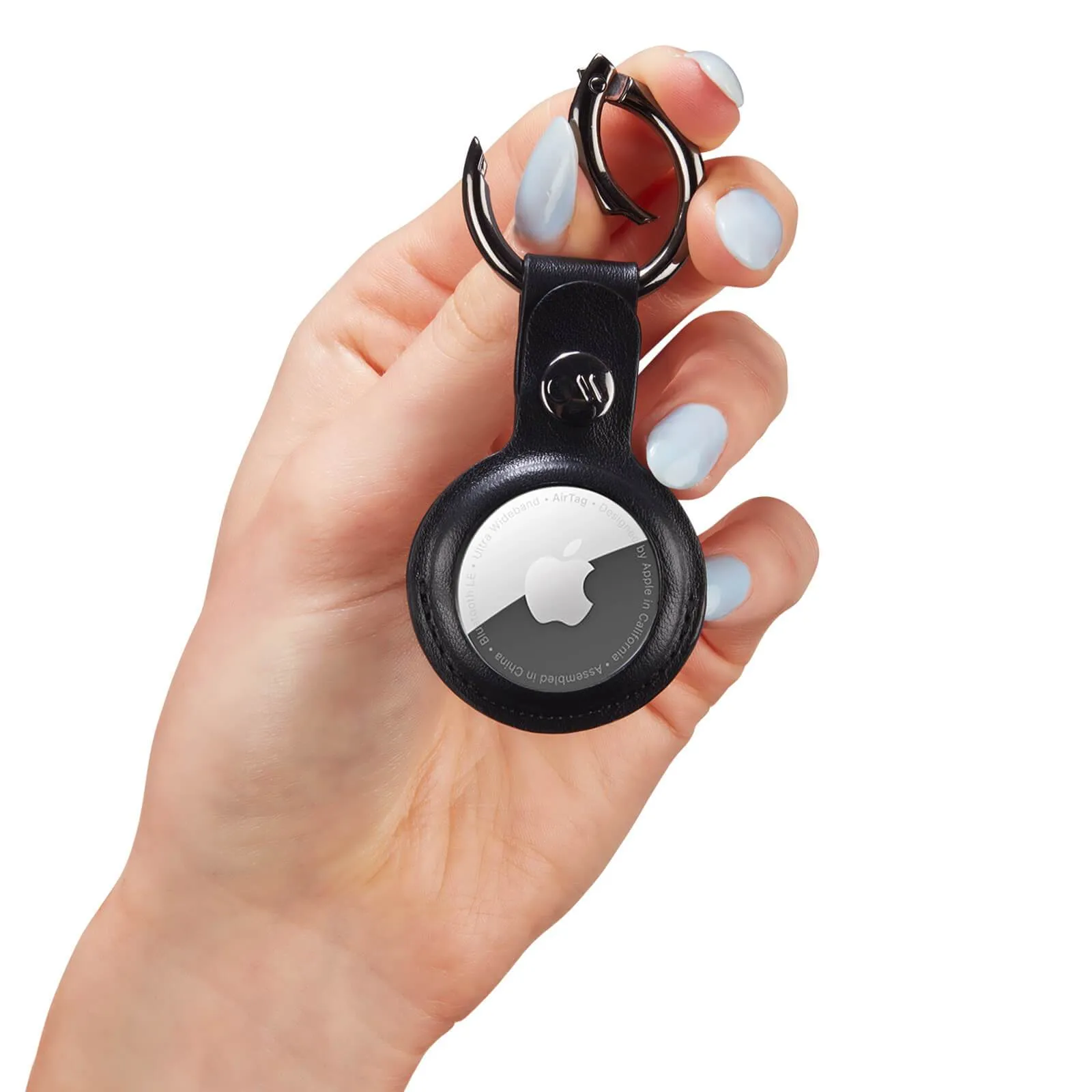 Keychain AirTag Case (Black) - AirTag Case
