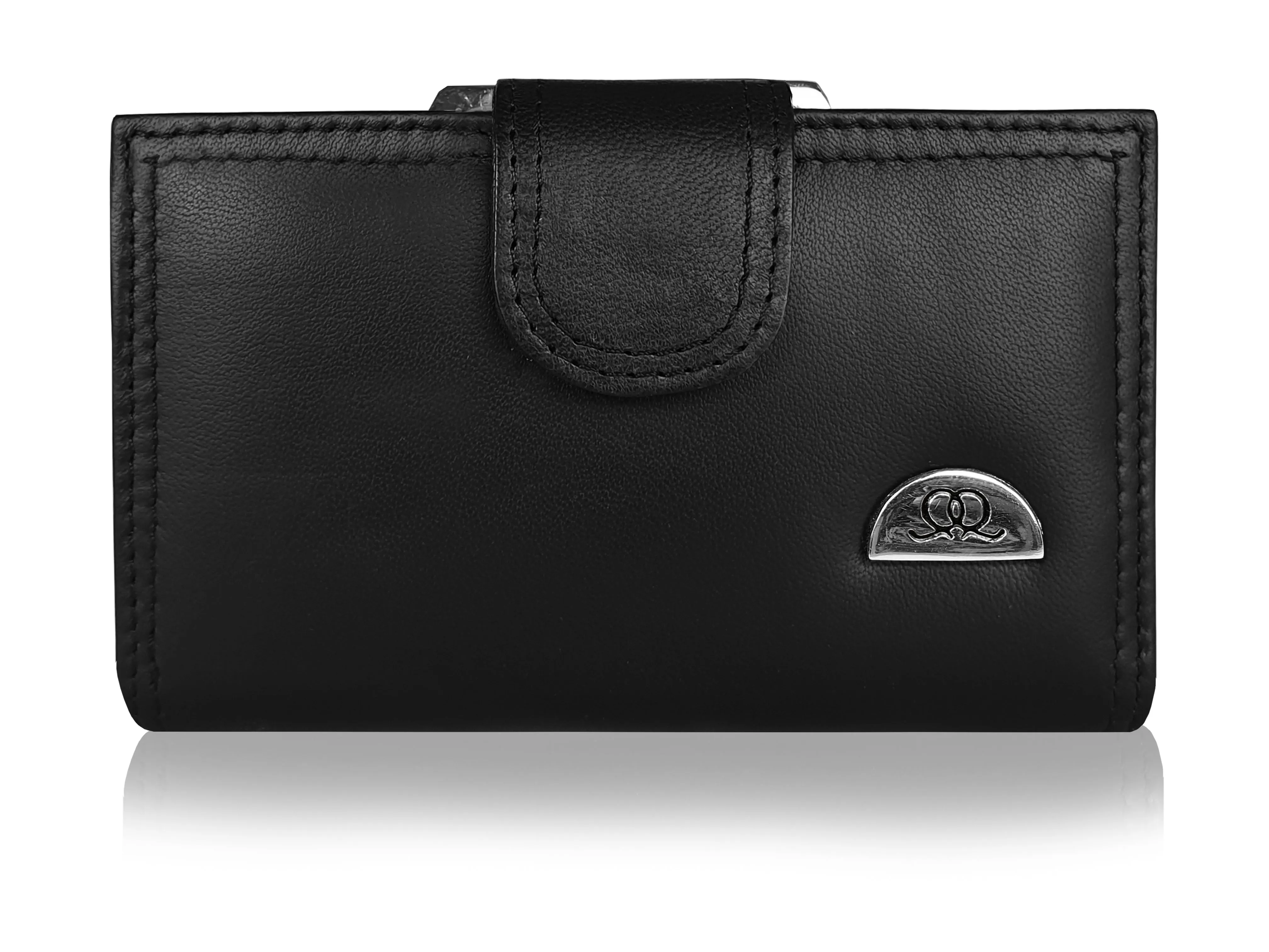 Ladies RFID BLOCKING Leather Purse - 8 Credit Card PROTECTED Spaces Boxed Available QL439K
