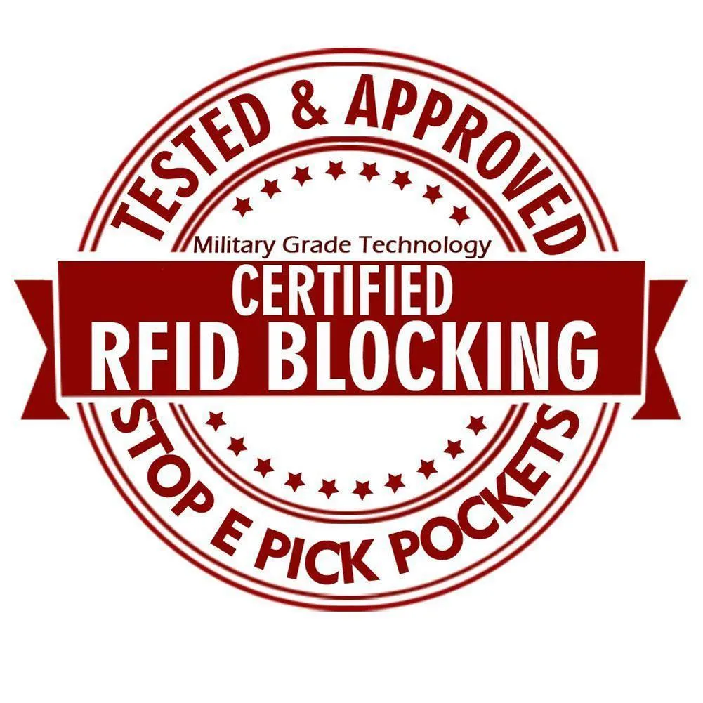 Ladies RFID BLOCKING Leather Purse - 8 Credit Card PROTECTED Spaces Boxed Available QL439K