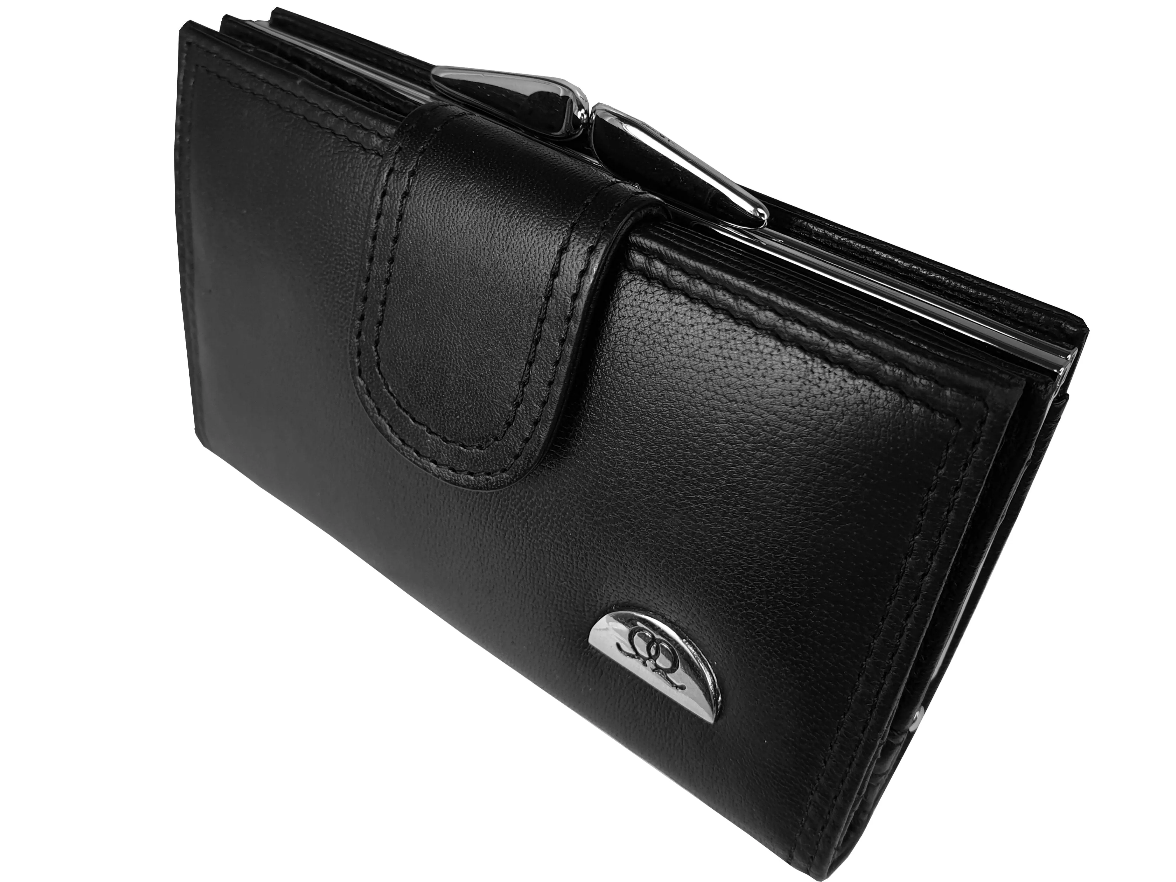 Ladies RFID BLOCKING Leather Purse - 8 Credit Card PROTECTED Spaces Boxed Available QL439K